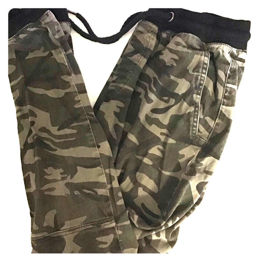 Cargo green camo army pants